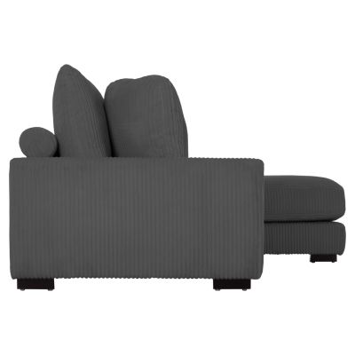 CORNER SOFA RIGHT CRANFIELD HM3287.01R GREY CORD FABRIC 313x169(corner)x80Hcm.