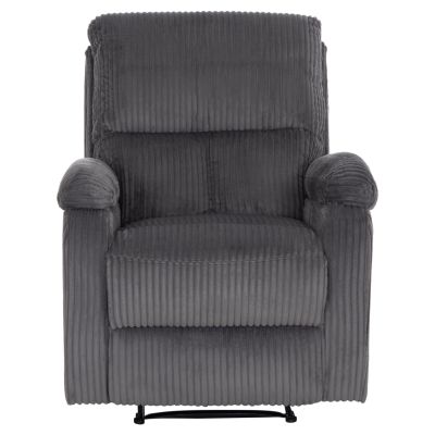 ARMCHAIR RELAX DIONI HM3296.11 GREY CORD FABRIC 85x90x100Hcm.