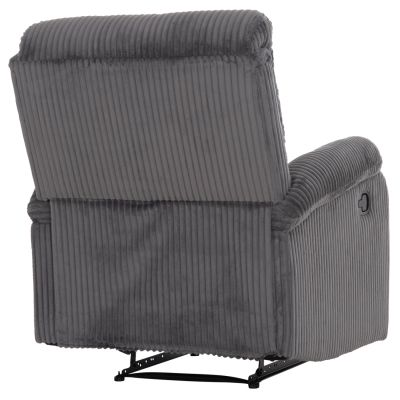 ARMCHAIR RELAX DIONI HM3296.11 GREY CORD FABRIC 85x90x100Hcm.