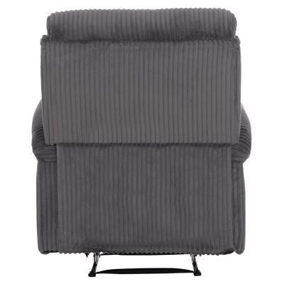 ARMCHAIR RELAX DIONI HM3296.11 GREY CORD FABRIC 85x90x100Hcm.