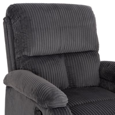 ARMCHAIR RELAX DIONI HM3296.11 GREY CORD FABRIC 85x90x100Hcm.