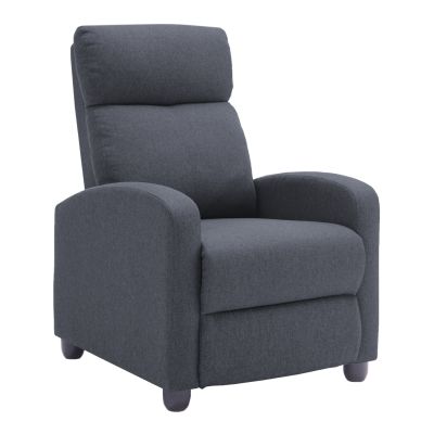 ARMCHAIR WITH PUSH-BACK RELAX MECHANISM DROSEN HM3299.01 GREY FABRIC 68x80x93Hcm.