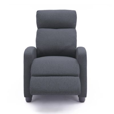 ARMCHAIR WITH PUSH-BACK RELAX MECHANISM DROSEN HM3299.01 GREY FABRIC 68x80x93Hcm.
