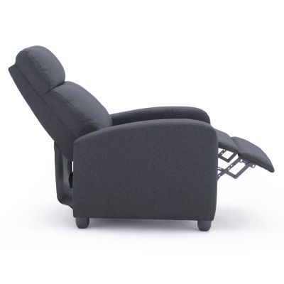ARMCHAIR WITH PUSH-BACK RELAX MECHANISM DROSEN HM3299.01 GREY FABRIC 68x80x93Hcm.