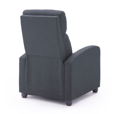 ARMCHAIR WITH PUSH-BACK RELAX MECHANISM DROSEN HM3299.01 GREY FABRIC 68x80x93Hcm.
