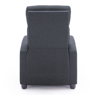 ARMCHAIR WITH PUSH-BACK RELAX MECHANISM DROSEN HM3299.01 GREY FABRIC 68x80x93Hcm.