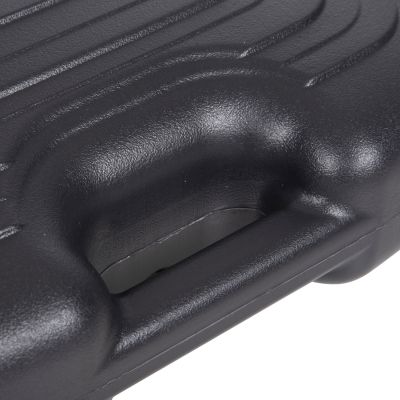 PLASTIC UMBRELLA BASE WITH HANDLE SOLBAS HM6112.02 ANTHRACITE COLOR-FOR POLE 20/38mm 45x11Hcm.