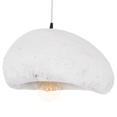 CEILING PENDANT LAMP STONE-LOOK STONER (M) HM4418.02 WHITE 55x45x40Hcm.