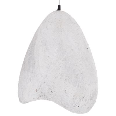 CEILING PENDANT LAMP STONE-LOOK STONER (S) HM4417.02 WHITE 37x30x45Hcm.