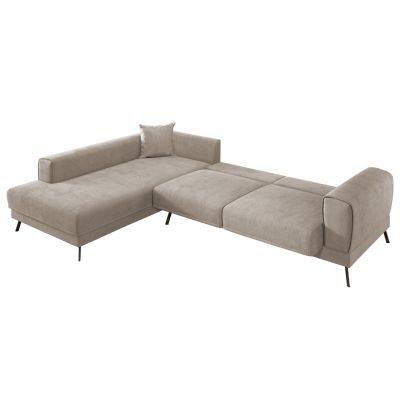 CORNER SOFABED (LEFT) ZENORA HM3337.03L BEIGE FABRIC 303x214x80Hcm