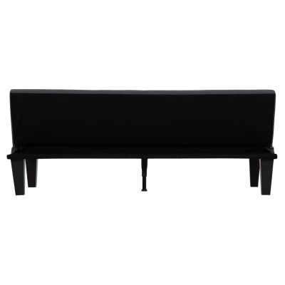 SOFABED 2-SEATER KORO HM3304.01 GREY PU LEATHER 165x75x64Hcm.