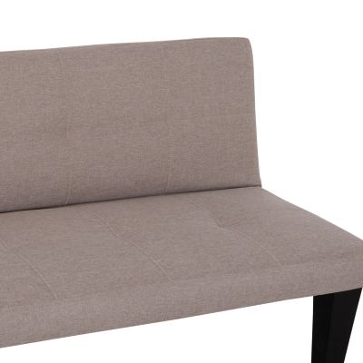 SOFABED 2-SEATER KORO HM3304.04 BEIGE PU LEATHER 165x75x64Hcm.