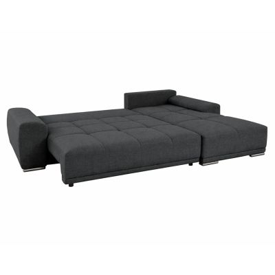 RIGHT CORNER SOFABED COMFYRA HM3336.01R GREY FABRIC 270x181x75Hcm.