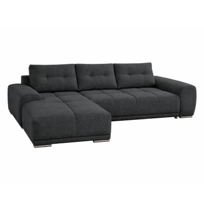 LEFT CORNER SOFABED COMFYRA HM3336.01L GREY FABRIC 270x181x75Hcm.