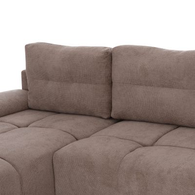 LEFT CORNER SOFABED COMFYRA HM3336.03L BEIGE FABRIC 270x181x75Hcm.