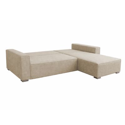 REVERSIBLE CORNER SOFABED CORNERA HM3335.03 BEIGE FABRIC 269x155x89Hcm.