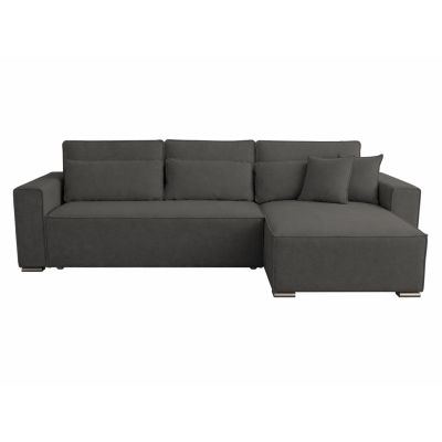 REVERSIBLE CORNER SOFABED CORNERA HM3335.01 GREY FABRIC 269x155x89Hcm.