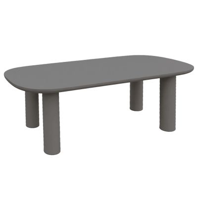 DINING TABLE KIORA HM6597.01 GREY FIBER CEMENT 200x100x75Hcm