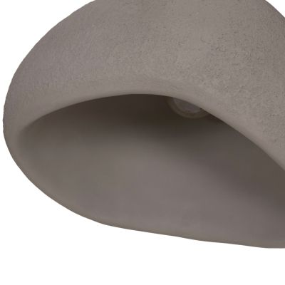 CEILING PENDANT LAMP JAYLEN HM4703.03L FIBER CEMENT IN GREY 65x55x45Hcm
