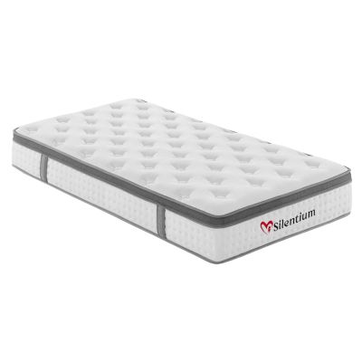 MATTRESS SINGLE SILENTIUM HM749.01 POCKET SPRINGS--WHITE 90x190x30Hcm