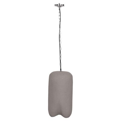 CEILING PENDANT LAMP LOGKY HM4704.03S FIBER CEMENT IN GREY Φ24x47Hcm