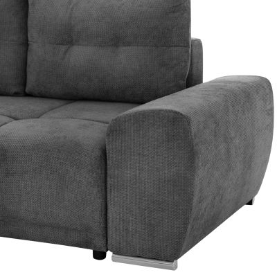 LEFT CORNER SOFABED COMFYRA HM3336.01L GREY FABRIC 270x181x75Hcm.