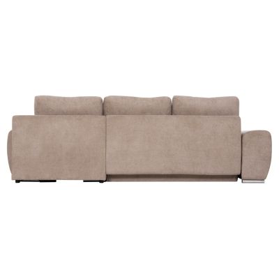 RIGHT CORNER SOFABED COMFYRA HM3336.03R BEIGE FABRIC 270x181x75Hcm.