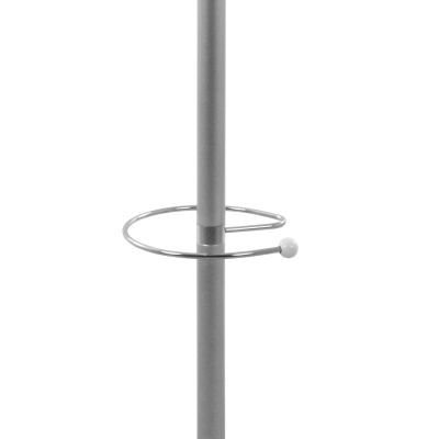 Hat/Coat Stand Metallic HM0038.40 rotating silver with marble ''37x170cm