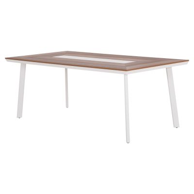 Алуминиева Маса с Polywood 200x100 Бяла HM5131.11