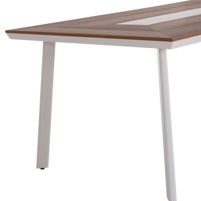 Алуминиева Маса с Polywood 200x100 Бяла HM5131.11