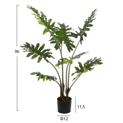 DECORATIVE SYNTHETIC PLANT HM7971 LEAF TREE IN POT 96H cm.