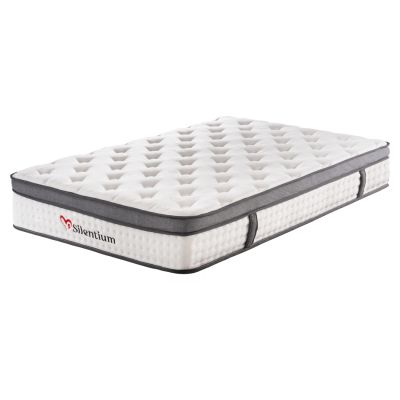 MATTRESS SEMI-DOUBLE SILENTIUM HM749.02 POCKET SPRINGS--WHITE 120x200x30Hcm