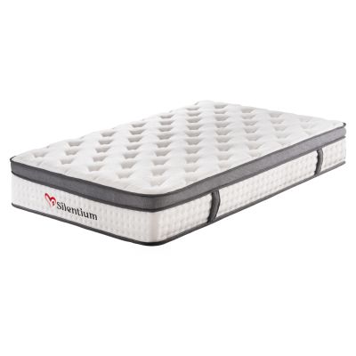 MATTRESS SINGLE SILENTIUM HM749.01 POCKET SPRINGS--WHITE 90x190x30Hcm