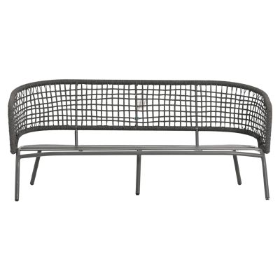 OUTDOOR LOUNGE SET 5-SEAT ELOWEN HM6508.01 ALUMINUM-ROPE-CUSHIONS---GREY