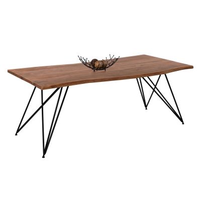 Dining Table Rio HM8181 Solid acacia wood 200Χ96Χ76Η