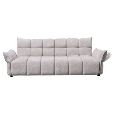 SOFABED MELU HM3314.02 BEIGE FABRIC--POCKET SPRINGS SEAT 240-250x90x85Hcm.