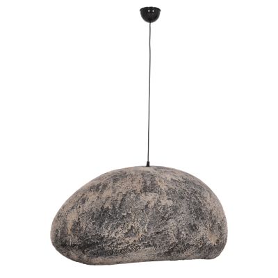 CEILING PENDANT LAMP STONE-LOOK STONER (L) HM4419.04 GREY--73x55x40Hcm.