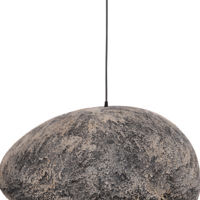 CEILING PENDANT LAMP STONE-LOOK STONER (L) HM4419.04 GREY--73x55x40Hcm.