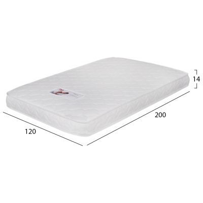 Mattress with Foam 120x200x15H-- HM374.08 (Roll Packing)