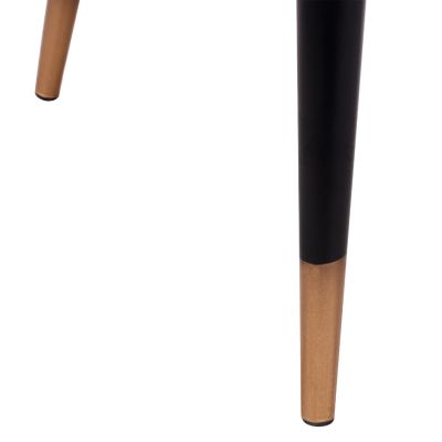 Стол Serentiy HM8527.03 от кадифе Cyppress Green цвят с метална конструкция 51x58x83см