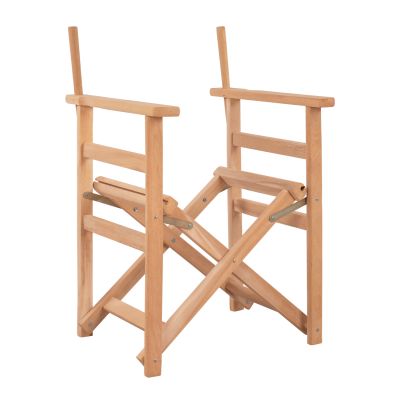 Director's Armchair Frame Natural Soaking Limnos HM5574.04 57x54x88,5 cm