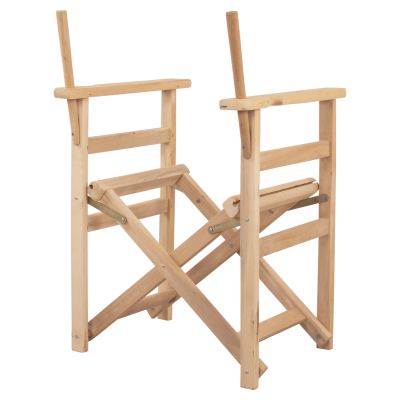 Director's Armchair Frame Natural Soaking Limnos HM5574.04 57x54x88,5 cm
