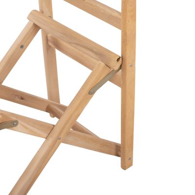 Director's Armchair Frame Natural Soaking Limnos HM5574.04 57x54x88,5 cm