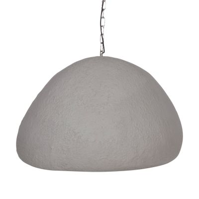 CEILING PENDANT LAMP JAYLEN HM4703.03XL FIBER CEMENT IN GREY 74x68x50-70Hcm.