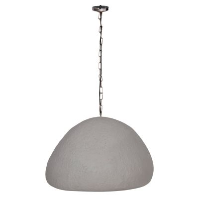 CEILING PENDANT LAMP JAYLEN HM4703.03XL FIBER CEMENT IN GREY 74x68x50-70Hcm.