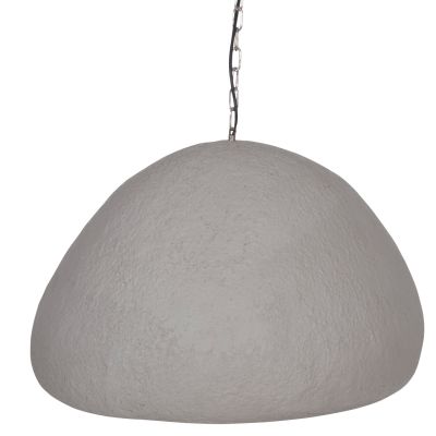 CEILING PENDANT LAMP JAYLEN HM4703.03XL FIBER CEMENT IN GREY 74x68x50-70Hcm.