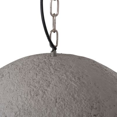 CEILING PENDANT LAMP JAYLEN HM4703.03XL FIBER CEMENT IN GREY 74x68x50-70Hcm.