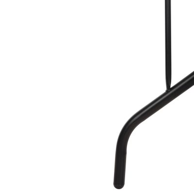 OUTDOOR DINING SET 5PCS ADAM HM10727.03 METAL CHAIRS & TABLE 120x70cm BLACK