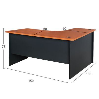 Професионален офис ъгъл 150x150Χ75 HM2019.02 цвят череша