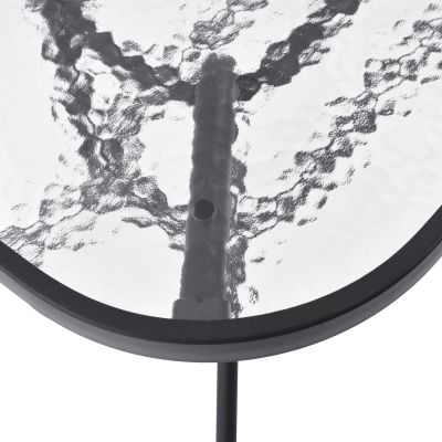 OUTDOOR DINING SET 5PCS BRUNO HM10729.01 METAL CHAIRS & TABLE 140x80cm GREY